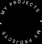 rounded text image of projects
